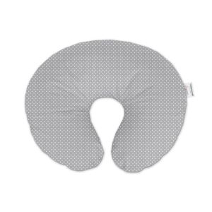 Wynnie nursing pillow | pure cotton | 33 dots gray