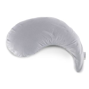 The Yinnie nursing pillow | pure cotton | 33 dots grey
